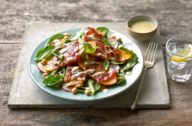 Sweet potato and griddled prosciutto salad Sweet potato and griddled prosciutto salad