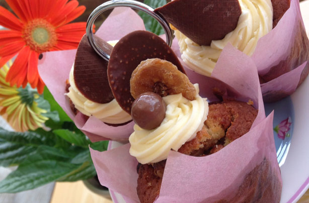 Banana and Maltesers muffins