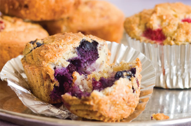 Gluten-free and sugar-free blueberry hazelnut muffins Gluten-free and sugar-free blueberry hazelnut muffins