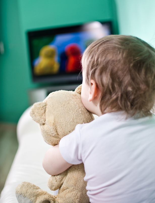 Child watching TV Child watching TV