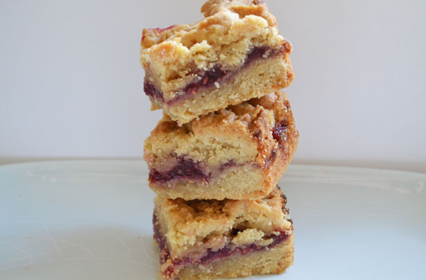 Peanut butter and jam slices Peanut butter and jam slices