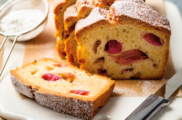 Rhubarb and almond loaf Rhubarb and almond loaf
