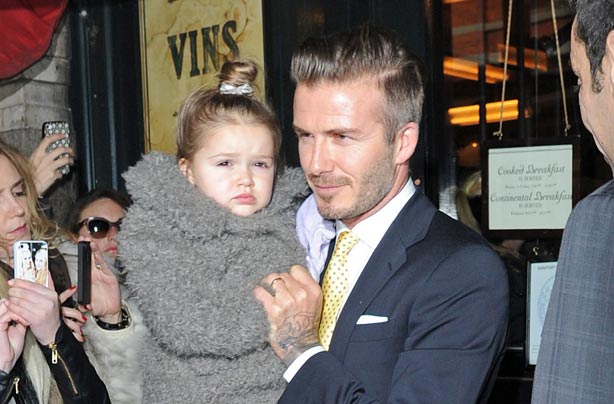 Harper Beckham and David Beckham Harper Beckham and David Beckham