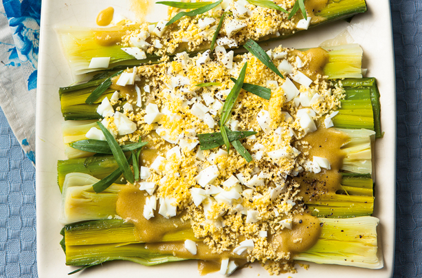 Leeks mimosa salad Leeks mimosa salad