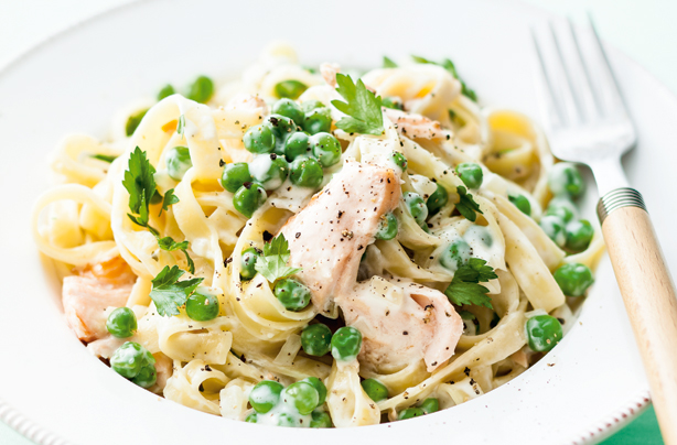20. Creamy salmon tagliatelle 20. Creamy salmon tagliatelle