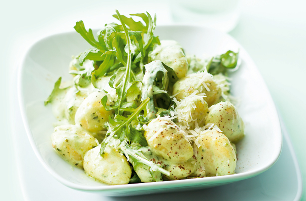 Cheesy pesto gnochhi Cheesy pesto gnochhi