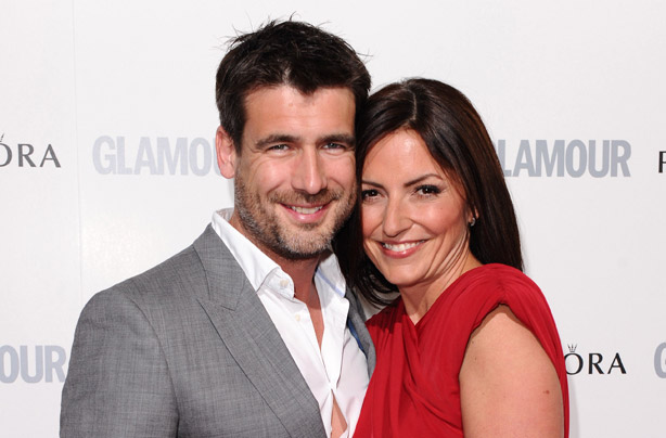 Davina McCall and Matthew Robertson