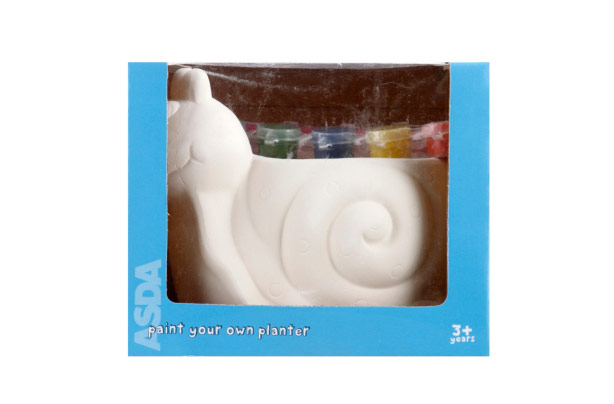 50 outdoor toys for Summer: Paint Your Own Snail Pot Garden Ornament 50 outdoor toys for Summer: Paint Your Own Snail Pot Garden Ornament