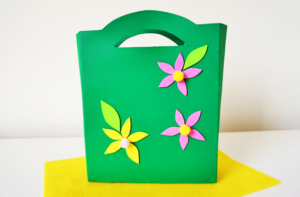 How to make a cereal-box bag