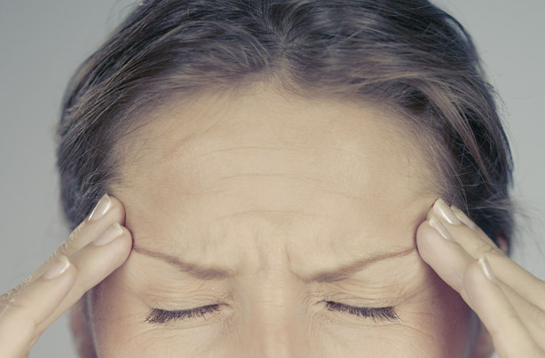 Stressed woman