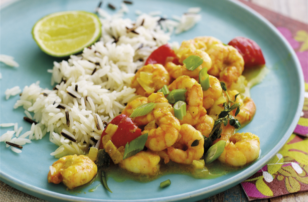 Jamaican curried shrimp