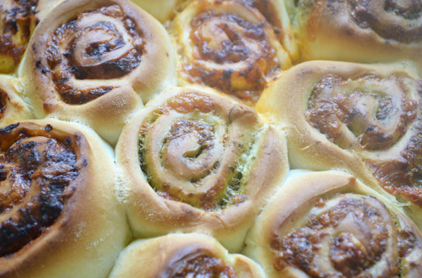 Pesto pinwheels