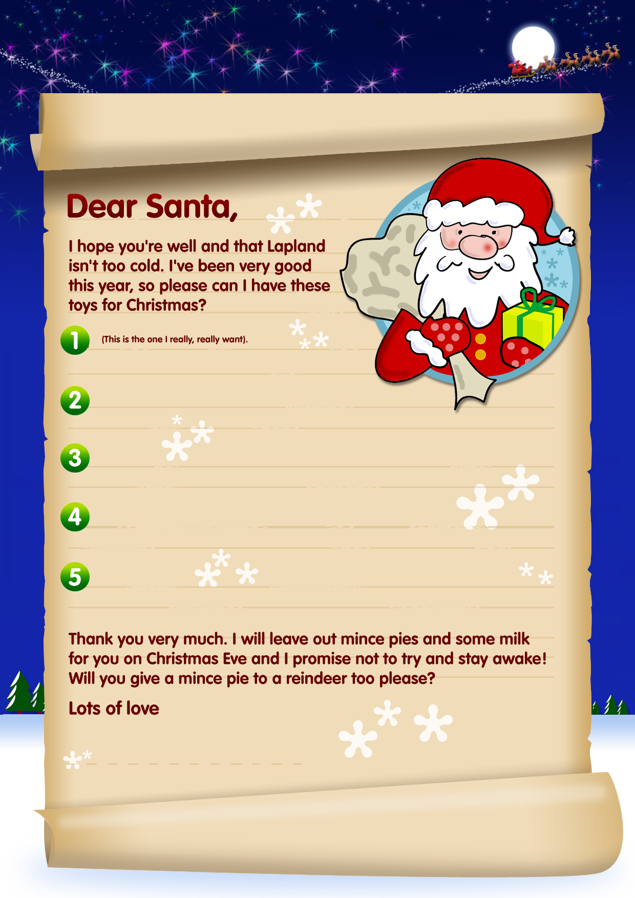 Send A Letter To Santa Free