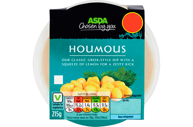 ASDA Chosen by You Houmous 215g ASDA Chosen by You Houmous 215g