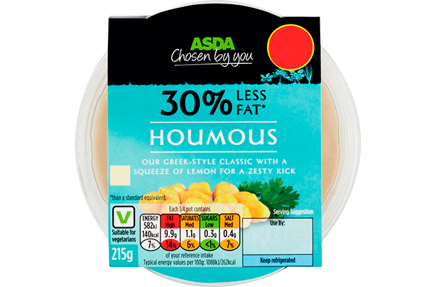 ASDA Reduced Fat Houmous Dip 215g ASDA Reduced Fat Houmous Dip 215g
