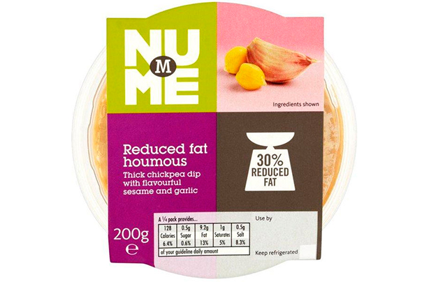 Morrisons NuMe Reduced Fat Houmous 200g Morrisons NuMe Reduced Fat Houmous 200g