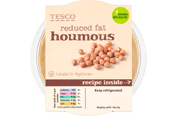 Tesco Reduced Fat Houmous 300g Tesco Reduced Fat Houmous 300g