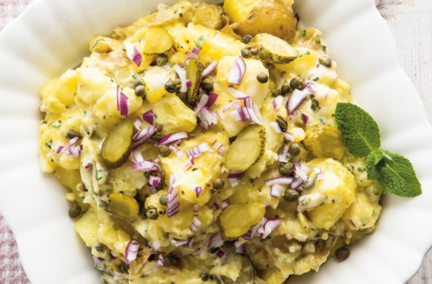 Continental crushed potato salad Continental crushed potato salad