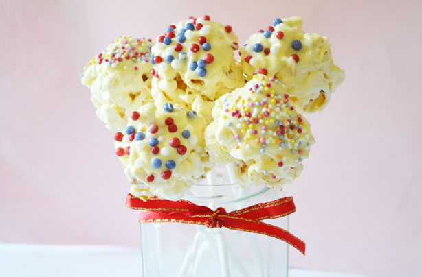 Popcorn pops Popcorn pops