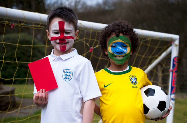 World Cup face paint