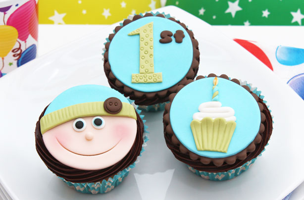 Baby's 1st birthday cupcakes Baby's 1st birthday cupcakes