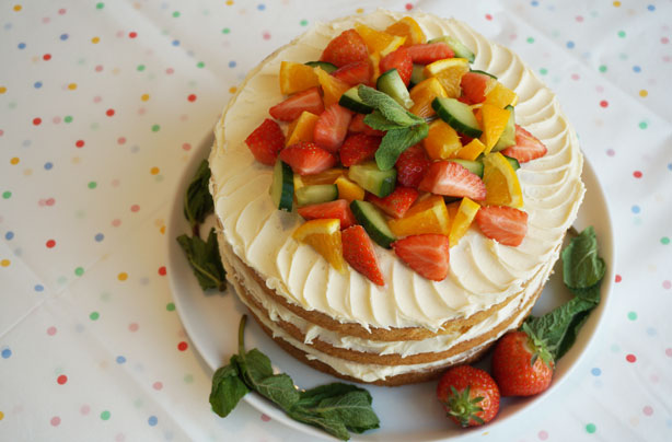 Pimm's layer cake Pimm's layer cake
