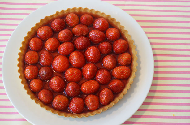 Pimm's strawberry tart Pimm's strawberry tart