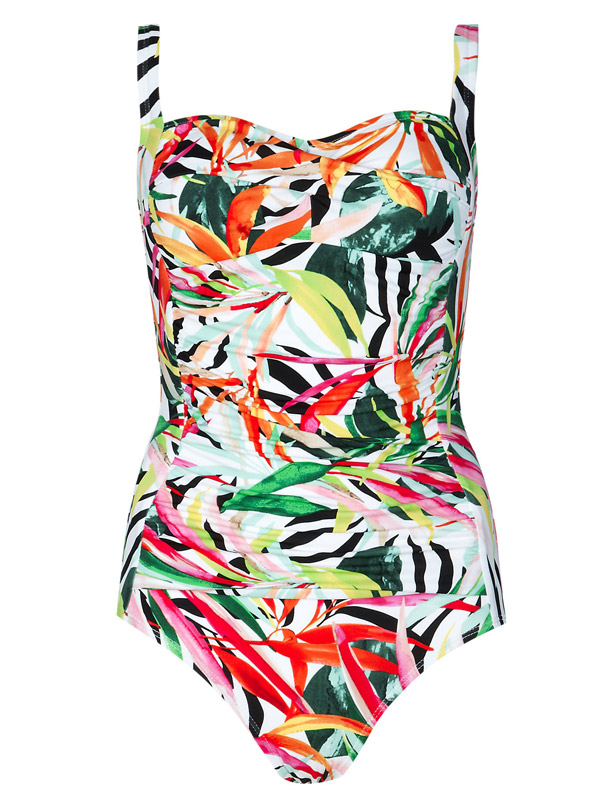 M&S tummy control rouched swimsuit M&S tummy control rouched swimsuit
