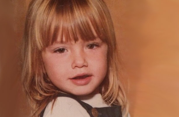 Tamzin Outhwaite as a child Tamzin Outhwaite as a child