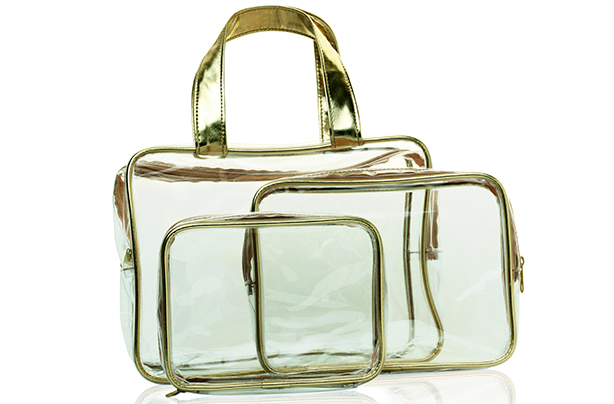 3 Piece Clear Cosmetic Bag Set 3 Piece Clear Cosmetic Bag Set