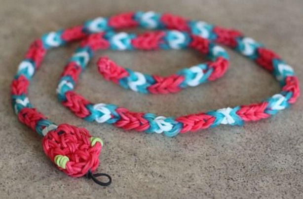 Loom band ideas: snake Loom band ideas: snake