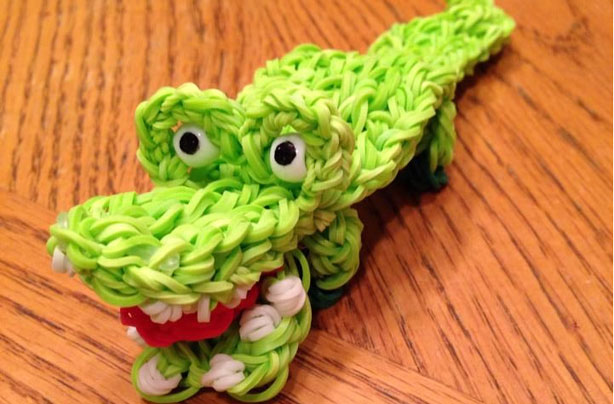 Loom band ideas: crocodile Loom band ideas: crocodile