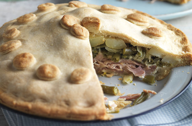 Ham bean and potato pie Ham bean and potato pie