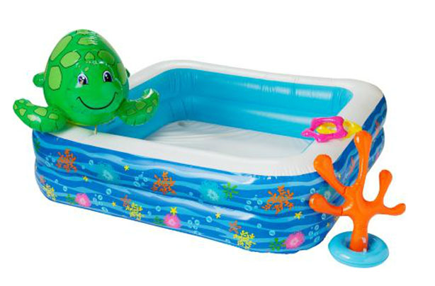 Best (and cheapest) paddling pools: Chad Valley Children's Pool Set with Spray Turtle argos Best (and cheapest) paddling pools: Chad Valley Children's Pool Set with Spray Turtle argos