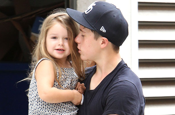 The Beckham family album: Harper and Brooklyn The Beckham family album: Harper and Brooklyn