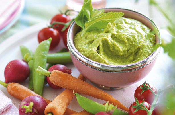 Pea and wasabi dip Pea and wasabi dip