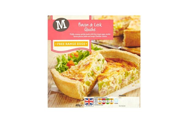 Morrisons Bacon & Leek Quiche Morrisons Bacon & Leek Quiche