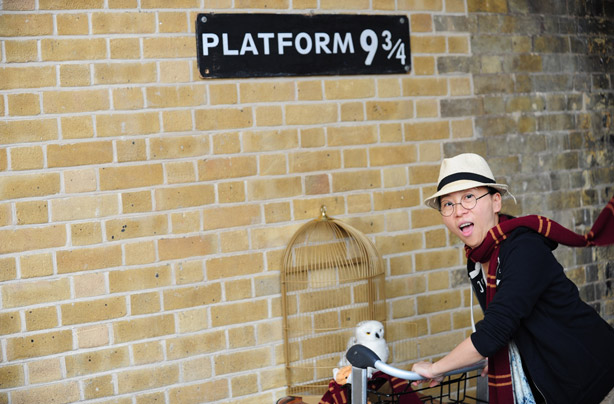 Platform nine and three-quarters Platform nine and three-quarters