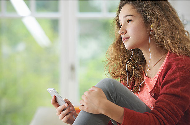 listening to music on iPhone listening to music on iPhone