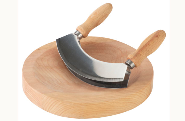 Rick Stein Mezzaluna with board Rick Stein Mezzaluna with board