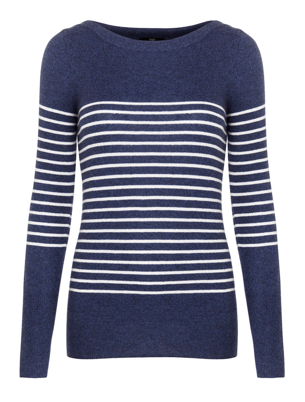 Cheap cashmere: Tesco Breton-striped jumper Cheap cashmere: Tesco Breton-striped jumper
