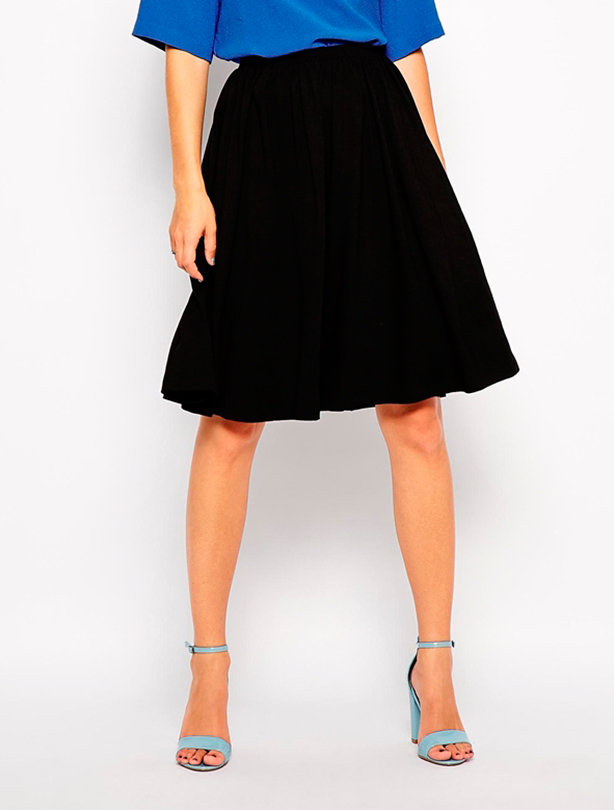 Best for Big thighs: Asos midi skater skirt Best for Big thighs: Asos midi skater skirt