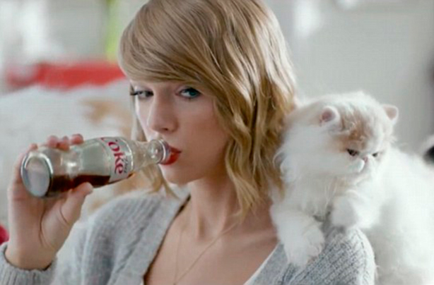 Taylor Swift diet coke advert