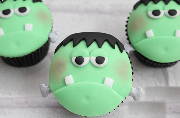 Frankenstein cupcakes Frankenstein cupcakes