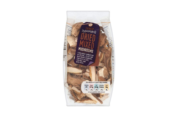 Tesco Ingredients Mixed Dried Mushrooms Tesco Ingredients Mixed Dried Mushrooms