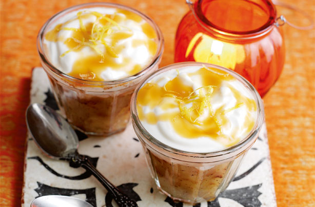 Weight Watchers toffee apple cheesecake pots