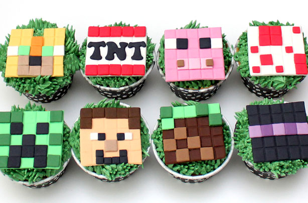 minecraft cupcakes