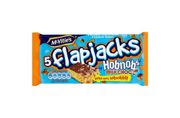 Morrisons McVitie's Milk Chocolate Hobnobs Flapjacks Morrisons McVitie's Milk Chocolate Hobnobs Flapjacks
