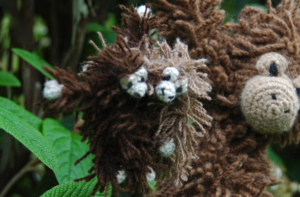 Baby orangutan knitting pattern