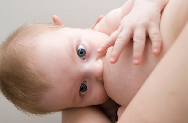 Breastfeeding baby